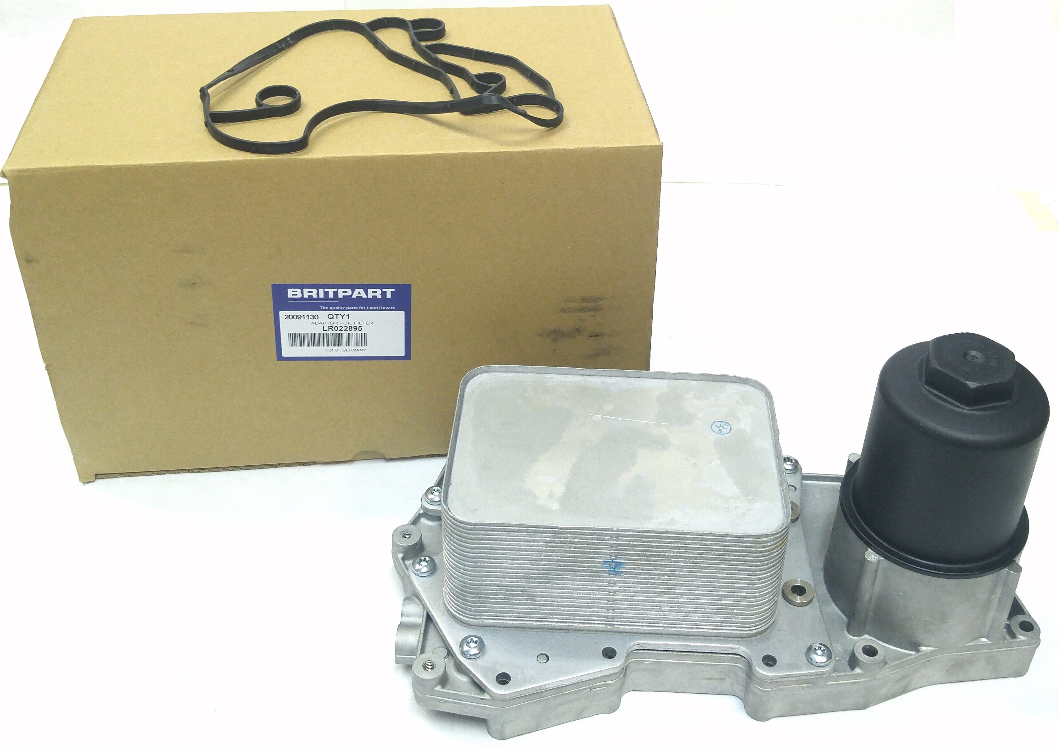 Корпус масляного фильтра с теплообменником  4.4D V8 DOHC DITC (LR113200||BRITPART)